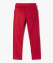 Pantalon chino en coton à revers garçon